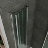 i-flair Falttür Duschkabine 90x90x180 cm aus durchsichtigem Produktbild-Vorschau 9