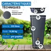 4rain VASO 2in1 réservoir d’eau de pluie 220 litres gris Voir les images du produit 3