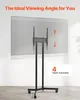 Pojízdný TV stojan na kolečkách pro obrazovky 812,8-1651 mm Náhled obrázku produktu 5