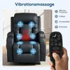 HOMCOM Relaxsessel verstellbar Massagesessel mit Produktbild-Vorschau 4