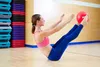 Červená Gymnastická lopta 20 cm s pumpičkou, Pilates lopta Náhľad obrázku produktu 7