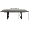 DEGAMO Ausziehtisch REIMS 180/240x100cm, Alu anthrazit + Produktbild-Vorschau 7
