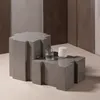 Jasmir Side Tables Metall Grau - Set Von 2 Produktbild-Vorschau 5