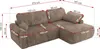 MKS MEBLE Ecksofa CUBO L-form, lose Kissen, Ecksofa Produktbild-Vorschau 5