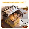 PawHut kattenhuis, inklapbaar, met kussen, verhoogde Productafbeelding-voorbeeld 7
