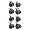 Set di 8 ruote per mobili WAGNER SOFT - Ø 40 mm, piastra Anteprima dell’immagine prodotto 1