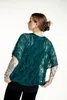 Black Premium by EMP Damen schwarzes Top mit grünem Spitzen Produktbild-Vorschau 7
