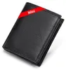 FOMAX Mini Herren Geldbörse aus echtem Leder mit RFID Produktbild-Vorschau 1
