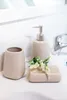 KADAX Keramik Badezimmer Cup "Palmi", Zahnbürstenhalter Produktbild-Vorschau 6