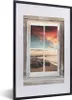 MuchoWow® Gerahmtes Poster Durchblick - Holz - Strand 40x60 Produktbild-Vorschau 1