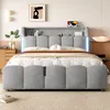 MODFU Lit Coffre 140x200 cm - Lit Double Capitonné avec Voir les images du produit 2