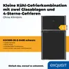 Exquisit Mini Kühl-Gefrierkombination, Kühlschrank mit Produktbild-Vorschau 2