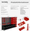 Product information and dimensions for a storage system. Produktbild-Vorschau
