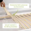Lit mezzanine 90x200 cm avec protection contre les chutes & Voir les images du produit 4