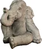 Casa Padrino Luxus Skulptur Elefant Zementgrau 55 x 53 x H. Produktbild-Vorschau 1