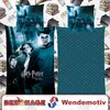 A collage of Harry Potter themed bedding, featuring characters from the movie and Hogwarts castle. Produktbild-Vorschau