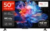 A promotional image of a TCL television displaying a colorful abstract image on its screen, with feature callouts and branding. Voir les images du produit