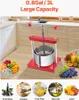 Manuelle Obstweinpresse 3L - Edelstahl Apfelpresse für Produktbild-Vorschau 3