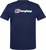 Dunkelblaues T-Shirt von Berghaus mit Logo auf der Rückseite. Produktbild-Vorschau