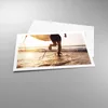 Poster - Poster ohne Rahmen - Surfen Strand Freude - Produktbild-Vorschau 3