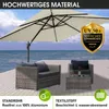 BRAST Alu Sonnenschirm Ampelschirm | 3x3m rechteckig | Produktbild-Vorschau 5