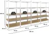 Mega Deal | 4x Schwerlastregal Ragnar | HxBxT 180x90x60cm | Produktbild-Vorschau 2