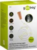The image shows the packaging of a set of LED bottle string lights. Produktbild-Vorschau