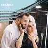 A couple in a bathroom setting, looking into a mirror. Produktbild-Vorschau