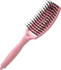 A pink hairbrush with black bristles is shown against a white background. Náhled obrázku produktu