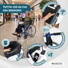 Carrozzina pieghevole Mobiclinic Seduta 46 cm Freno a mano Anteprima dell’immagine prodotto 7