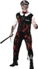 Zombie policajný kostým Halloween pre mužov L Náhľad obrázku produktu 1