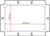 AMPO Dach na huśtawkę z wycięciami 120x214 cm zielony Podgląd zdjęcia produktu 2