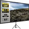 Schermo per proiettore con treppiede, schermo portatile 4K Anteprima dell’immagine prodotto 1