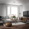 A living room scene with a sofa, coffee table, and TV. Produktbild-Vorschau
