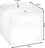 Losbox / Aktionsbox 300x300x300mm mit Schloß, aus opalem Produktbild-Vorschau 7