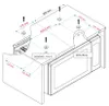 PKM Micro-ondes MW700-20 UB2 - argent, 700 watts, Voir les images du produit 3
