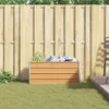 vidaXL Hochbeet Hellbraun 100 x 40 x 45 cm Verzinkter Stahl Produktbild-Vorschau 4