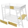 Flieks Etagenbett 90x200cm mit Schreibtisch und Produktbild-Vorschau 9