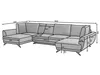 NABBI Ecksofa U mit Klapp- und Stauraum Liva UL/P - Produktbild-Vorschau 4