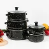 Herzberg HG-04128 : 10 pièces marmite et cocotte de cuisine Voir les images du produit 4