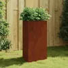 vidaXL Bac à plantes 50x43x75 cm acier corten Voir les images du produit 2