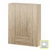 A four-door wardrobe with three drawers at the bottom, shown against a white background. Náhľad obrázku produktu