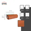 DAPRONA Wandanschlussband 3D 5m x 39cm, Ziegelrot, Alu, Produktbild-Vorschau 2