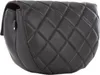A black quilted handbag shown from the side. Anteprima dell’immagine prodotto