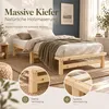 Homestyle4u Holzbett 90x200 mit Lattenrost Palettenbett Produktbild-Vorschau 7