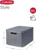 Curver Style L, Úložný kôš, Šedá, Ratan, Jednofarebné, Náhľad obrázku produktu 17