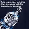 Close-up illustration of a motor component with text describing its features. Produktbild-Vorschau