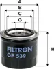 Ölfilter FILTRON OP 539 Anschraubfilter für SUZUKI Samurai Produktbild-Vorschau 2