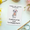 Mr. & Mrs. Panda Grußkarte Konditorin Leidenschaft - Weiß - Produktbild-Vorschau 2