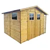 4iQ Holz-Gerätehaus BEN mit Doppeltür und Holzschuppen | Produktbild-Vorschau 2